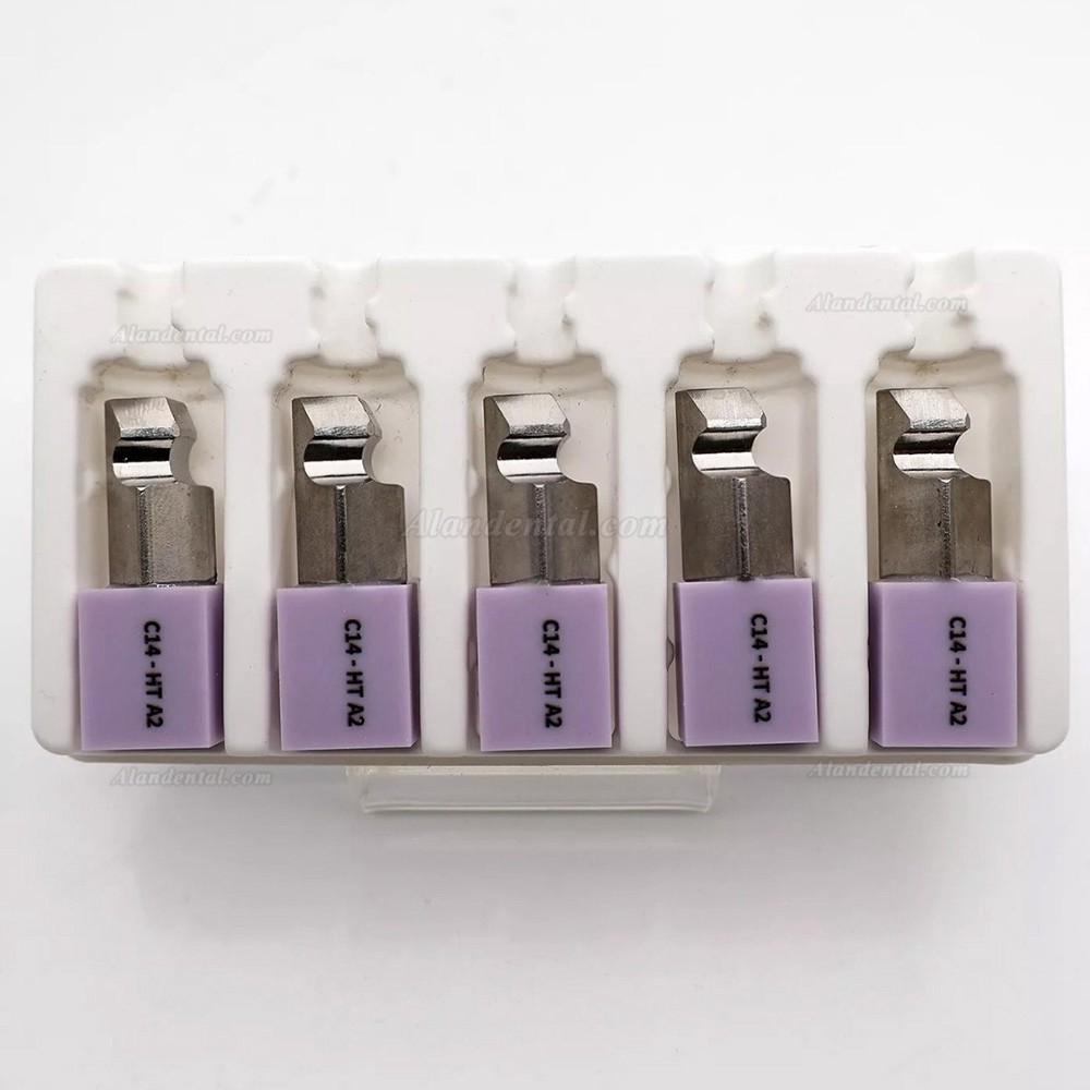 5pcs C14 Dental Lithium Disilicate Ceramic Block Emax CAD/CAM for Planmeca
